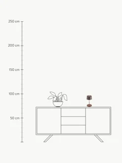 Zafferano Kleine mobile LED-Tischlampe Olivia Pro, dimmbar