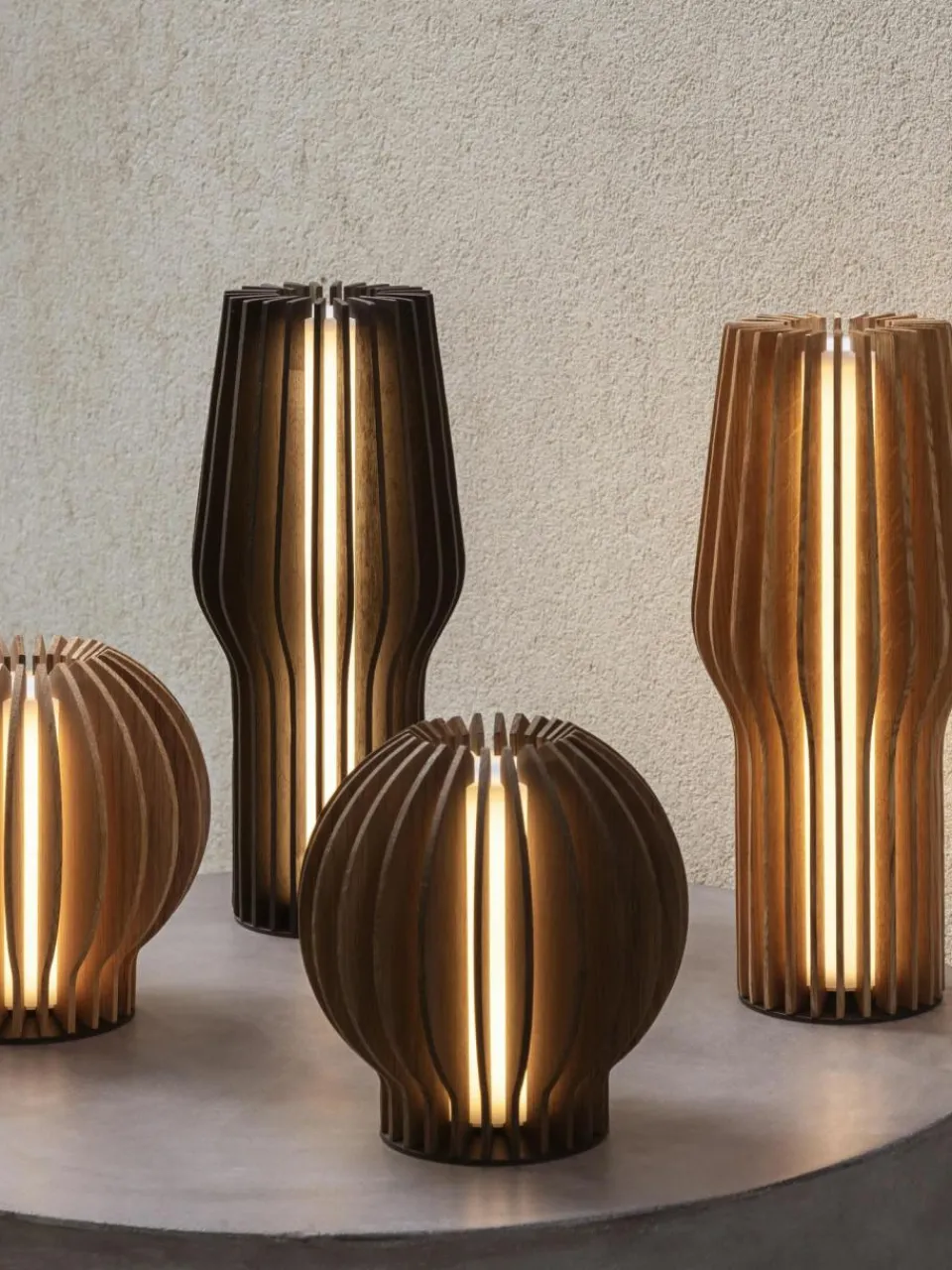 Eva Solo Kleine mobile LED-Tischlampe Radiant, dimmbar