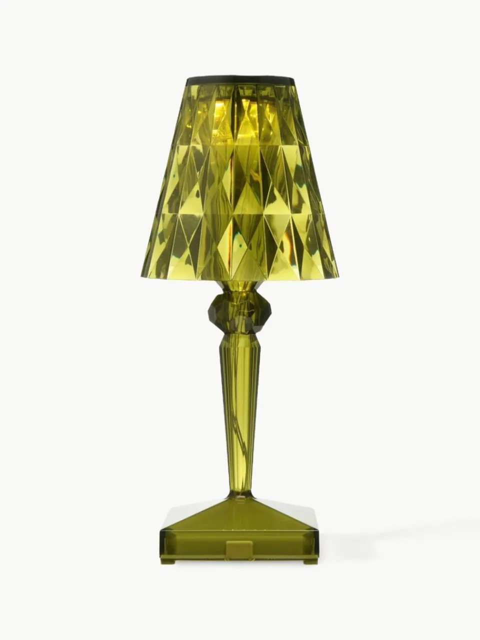 Kartell Kleine mobile LED-Tischlampe Battery, H 26 cm