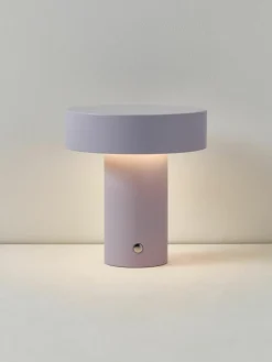 Westwing Collection Kleine mobile LED-Tischlampe Kamal, dimmbar