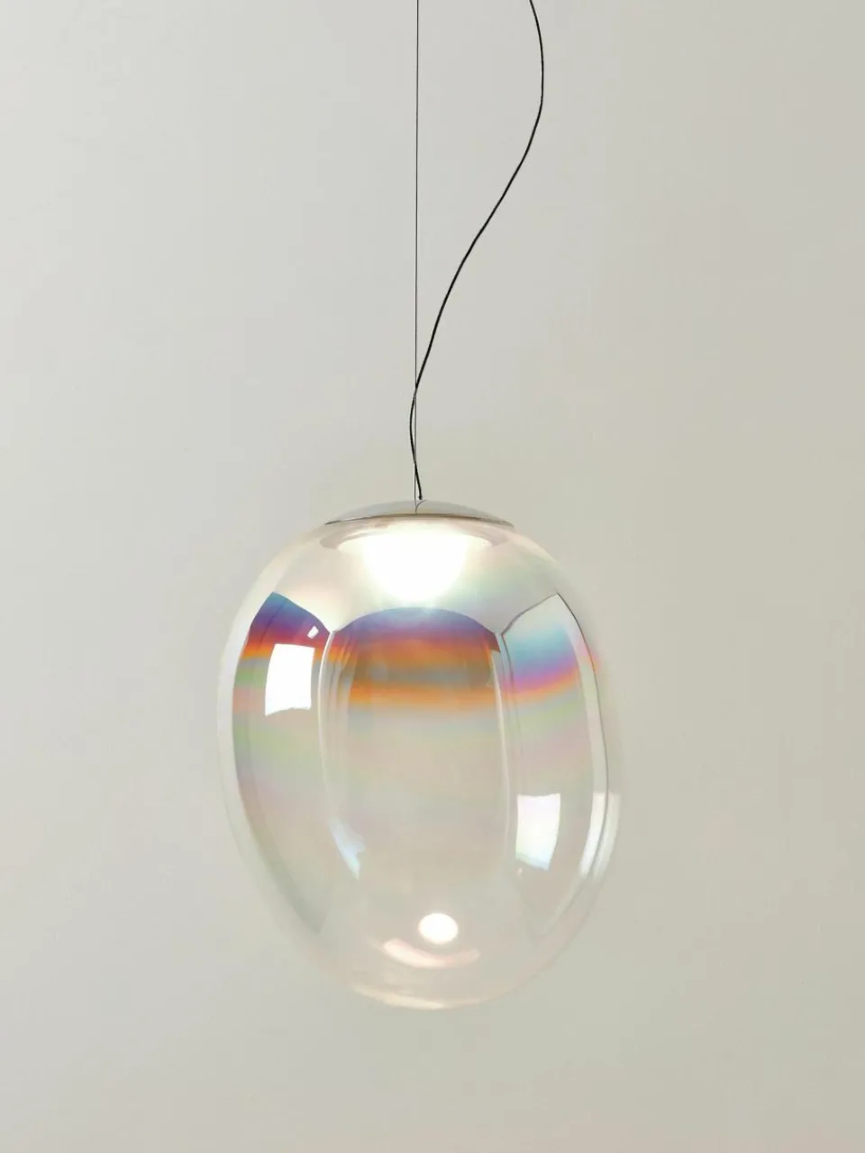 Artemide Kleine mundgeblasene LED-Pendelleuchte Stellar Nebula, dimmbar