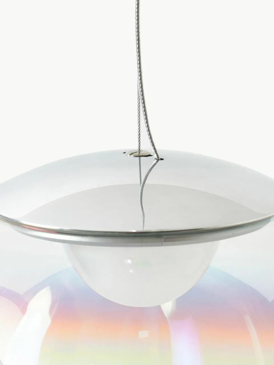 Artemide Kleine mundgeblasene LED-Pendelleuchte Stellar Nebula, dimmbar