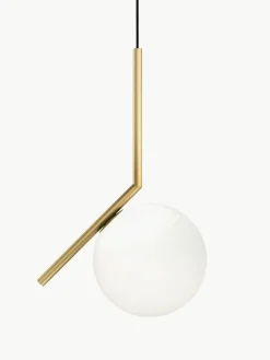 Flos Kleine mundgeblasene Pendelleuchte IC Lights, H 47 cm