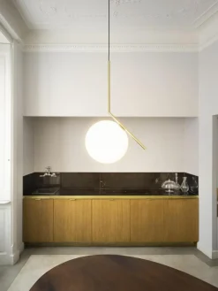 Flos Kleine mundgeblasene Pendelleuchte IC Lights, H 47 cm