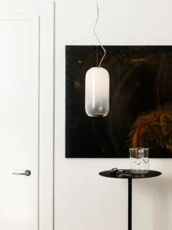 Artemide Kleine Pendelleuchte Gople, mundgeblasen
