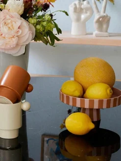 Oyoy Living Design Kleine Servierplatte Toppu aus Keramik