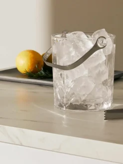 Aida Kleiner Eiseimer Harvey mit Eiszange und Kristallrelief