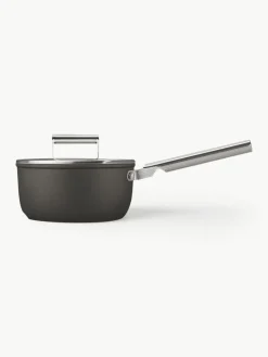 Smeg Kleiner Kochtopf 50's Style mit Deckel und Antihaftbeschichtung