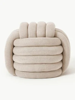 Westwing Collection Knoten-Pouf Twist