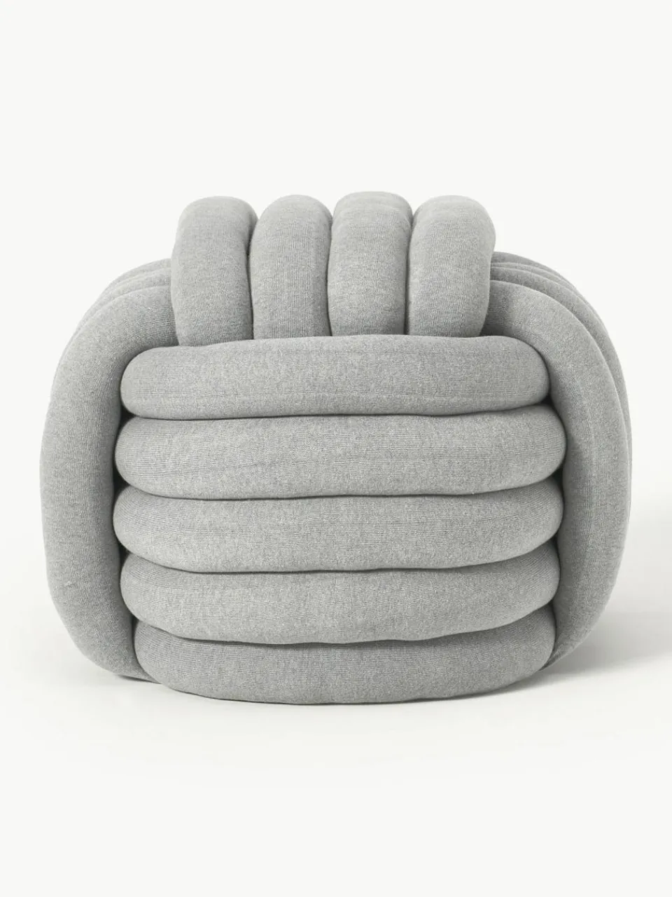 Westwing Collection Knoten-Pouf Twist