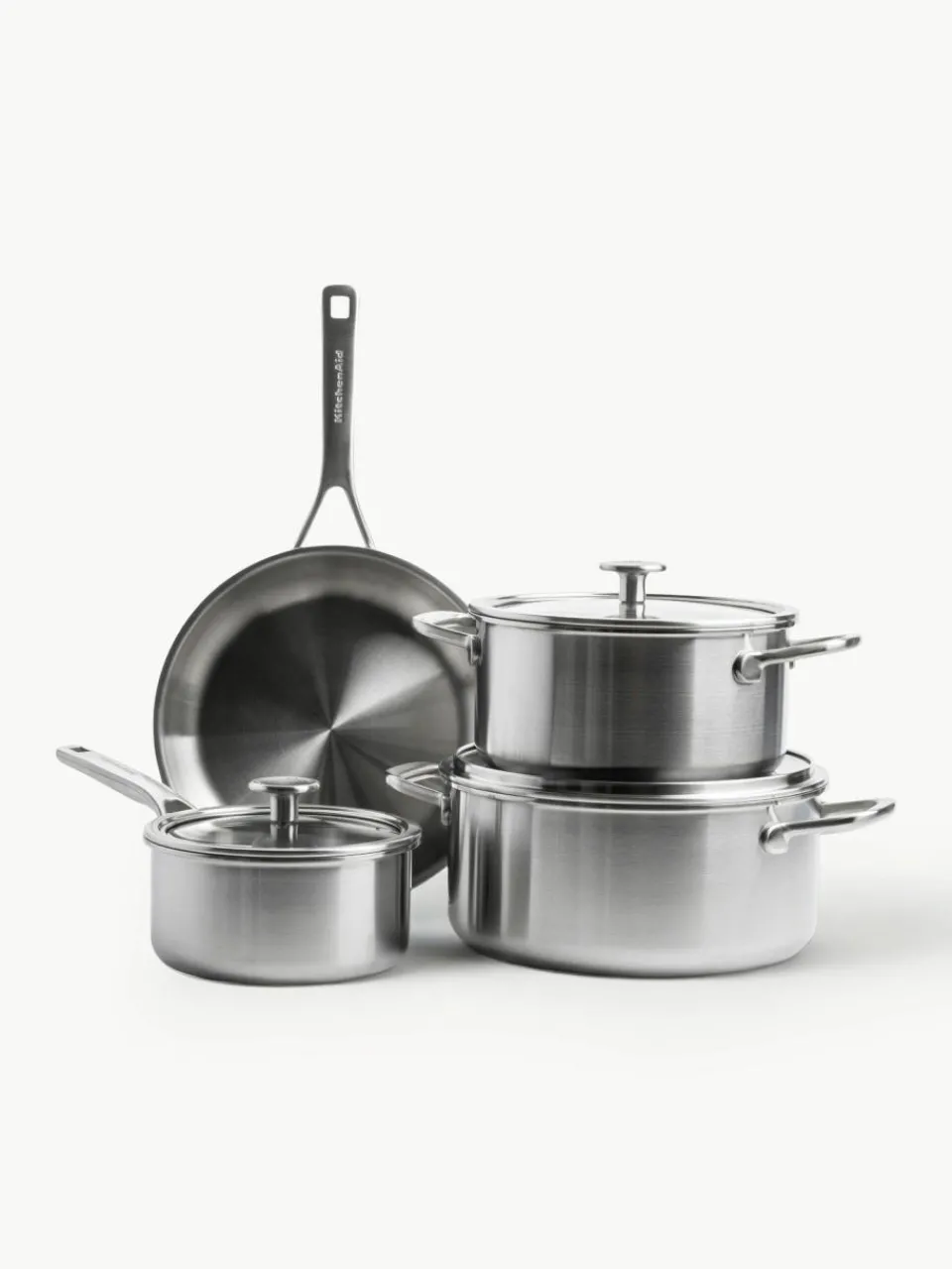 KitchenAid Koch-Set mit 3 Schichtböden, 7-tlg.