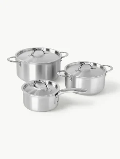 De Buyer Kochtöpfe Alchimy aus Edelstahl, 3er-Set