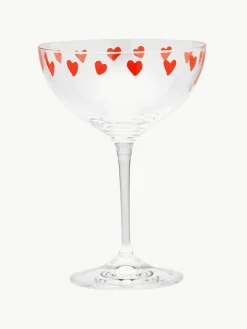 Anna + Nina Kristall-Champagnerschalen Classic Love, 2 Stück