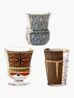 Seletti Kristall-Gläser Hybrid, 3er-Set