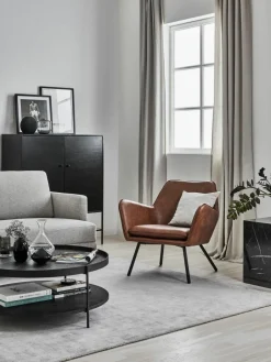 Westwing Kunstleder-Loungesessel Bon