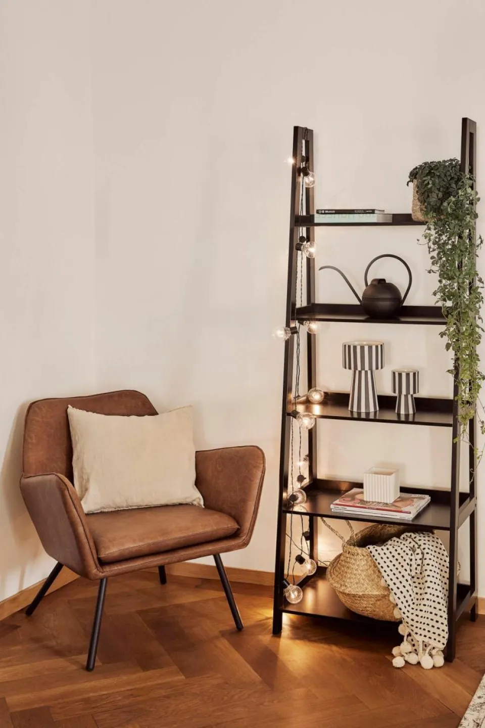 Westwing Kunstleder-Loungesessel Bon