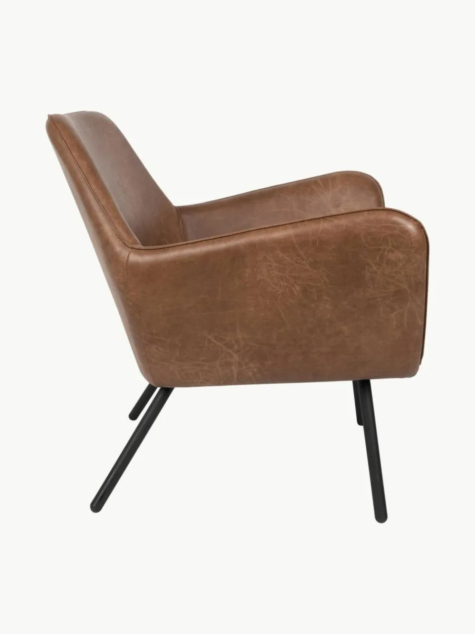 Westwing Kunstleder-Loungesessel Bon