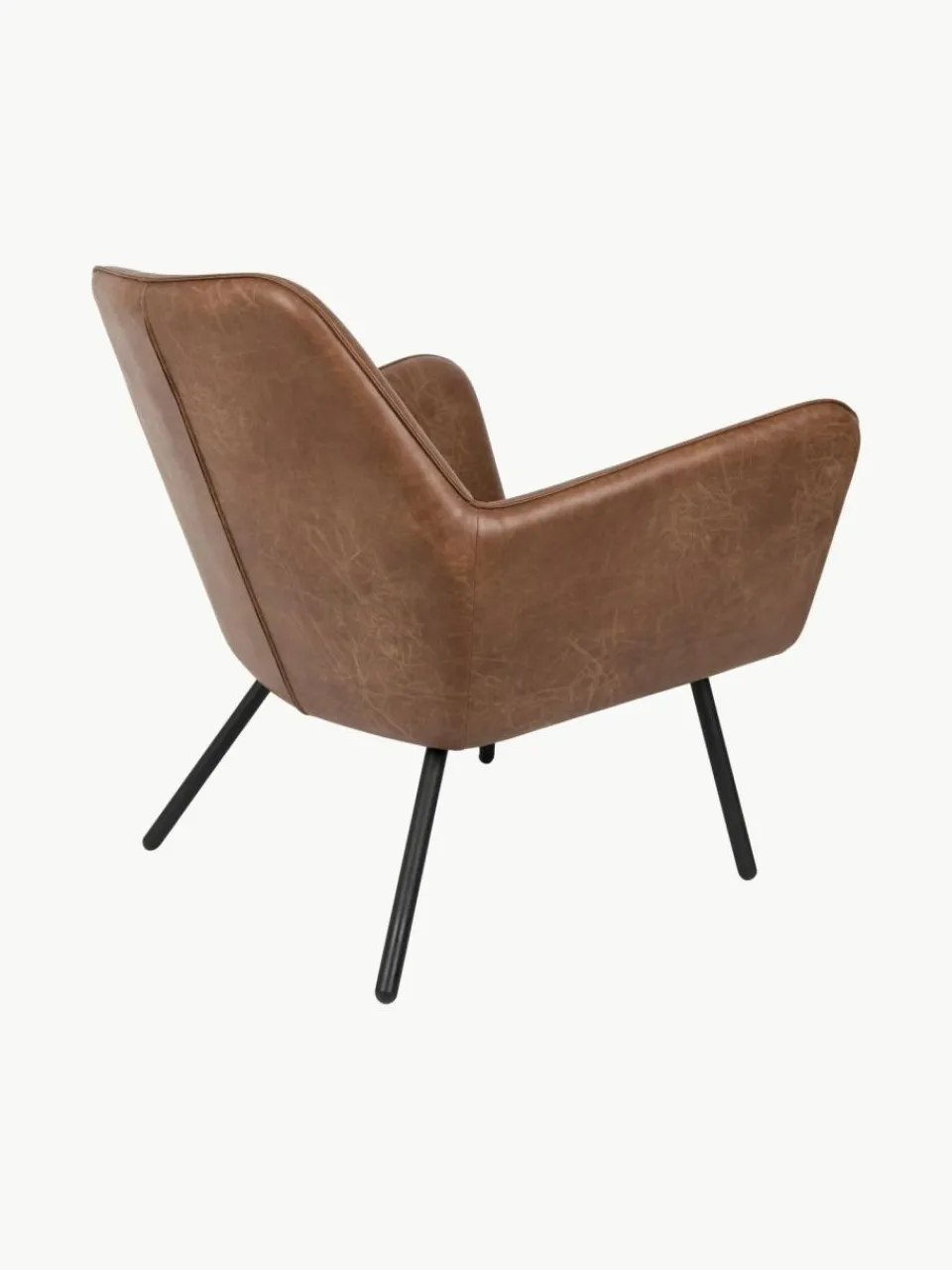 Westwing Kunstleder-Loungesessel Bon
