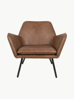 Westwing Kunstleder-Loungesessel Bon