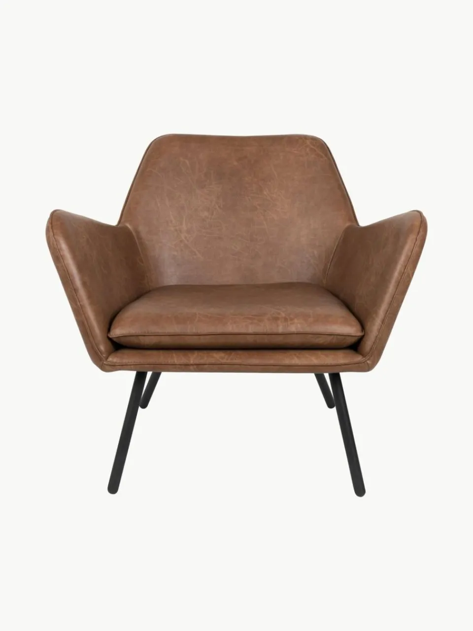 Westwing Kunstleder-Loungesessel Bon