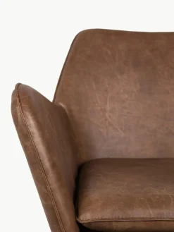 Westwing Kunstleder-Loungesessel Bon