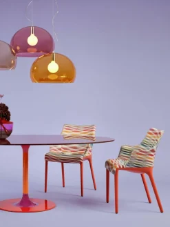 Kartell Kunststoff-Armlehnstuhl Eleganza Missoni