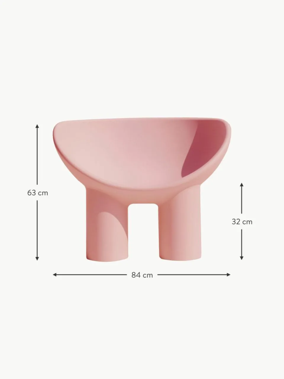 Driade Kunststoff-Loungesessel Roly Poly