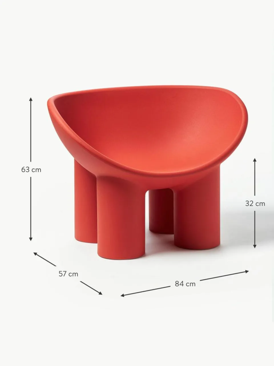 Driade Kunststoff-Loungesessel Roly Poly