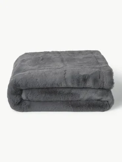 Westwing Collection Kuscheldecke Mette aus Kunstfell