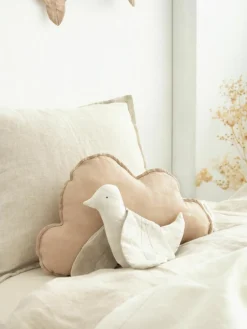 Kinder Nobodinoz Kuschelkissen Cloud aus Leinen