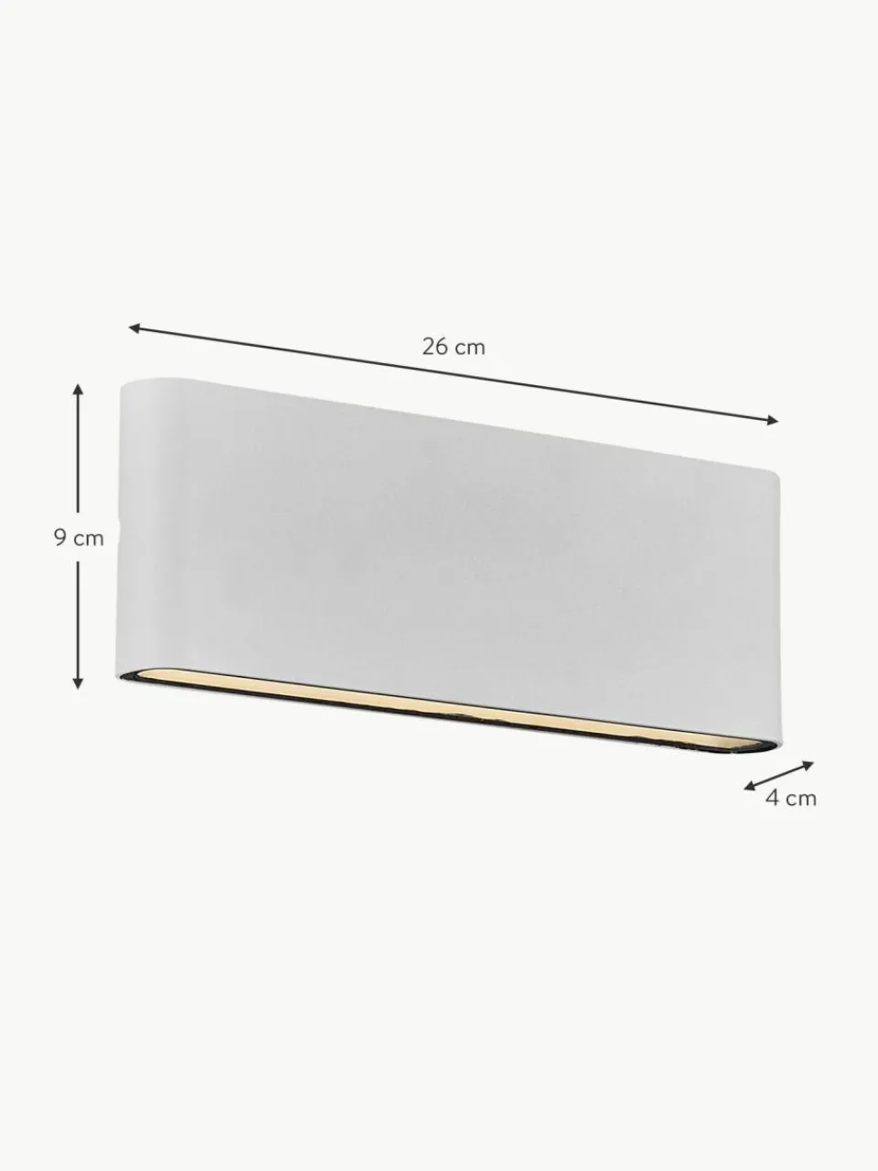 Westwing LED-Außenwandleuchte Kinver