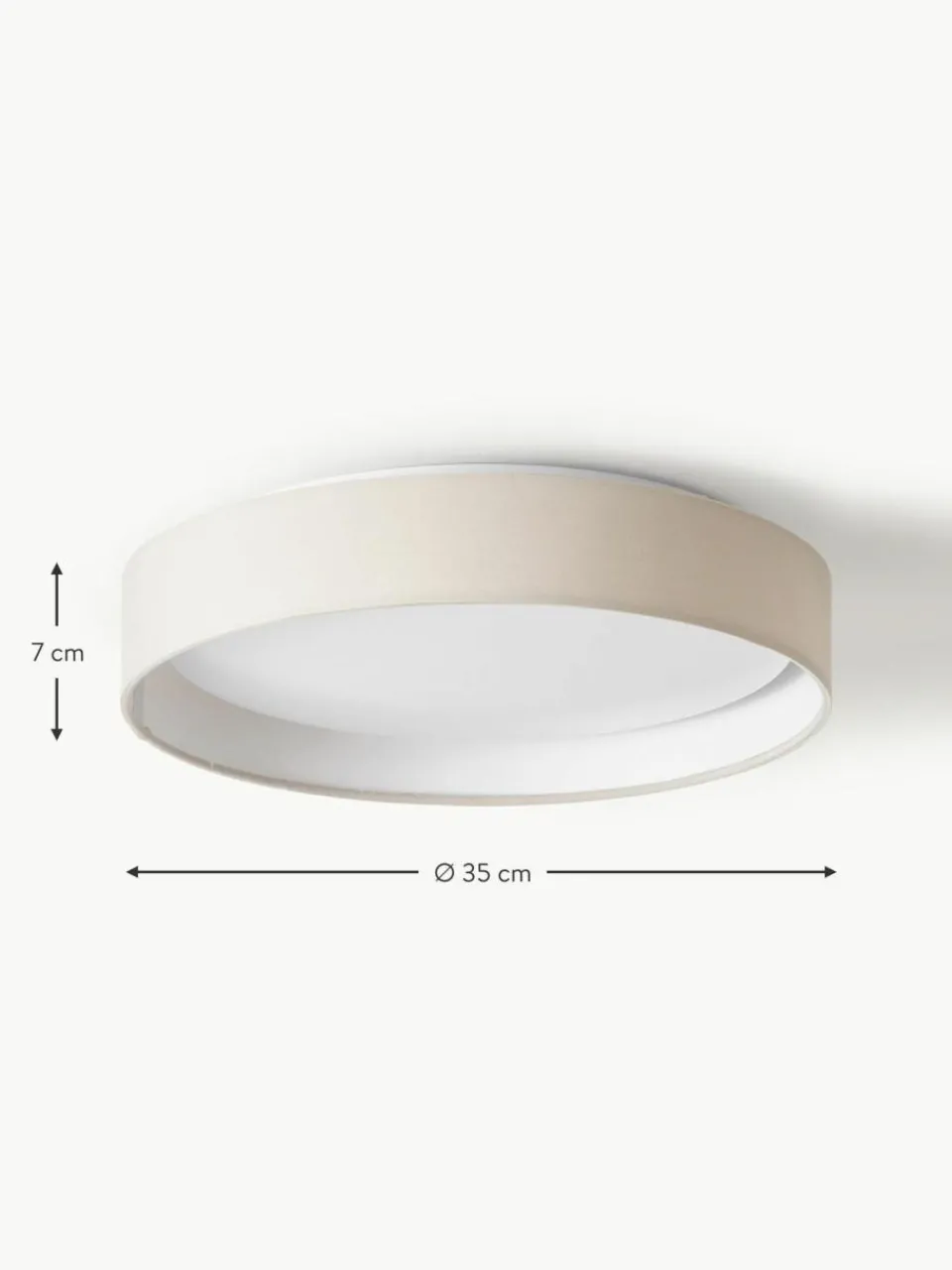Westwing Collection LED-Deckenleuchte Helen