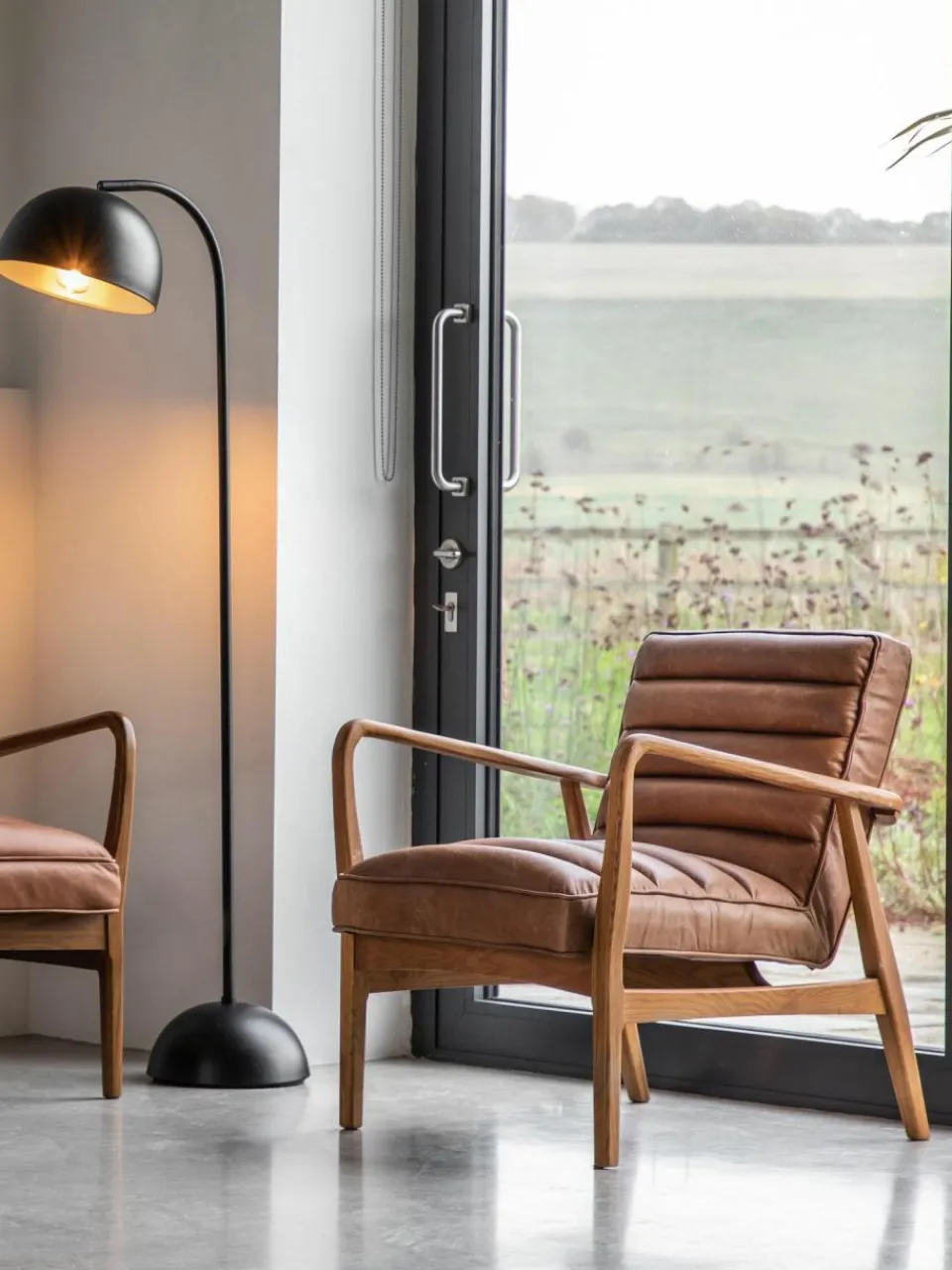 Westwing Leder-Loungesessel Datsun