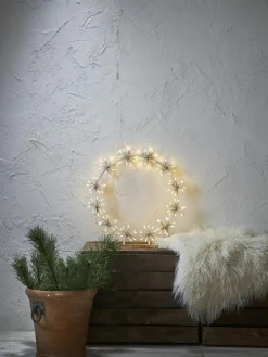 Westwing LED-Leuchtkranz Flower Ring