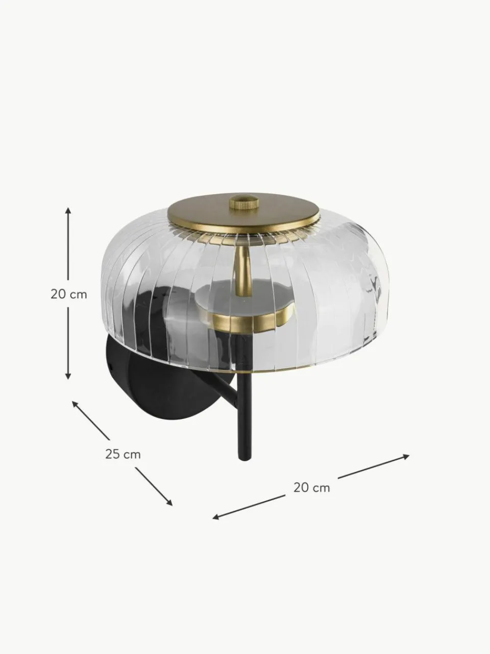 Altavola LED-Wandleuchte Vitrum