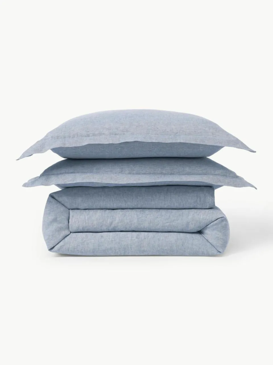 Westwing Collection Leinen-Bettdeckenbezug Linna mit Stehsaum