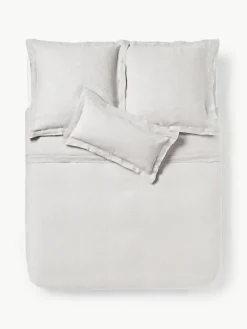 Westwing Collection Leinen-Bettdeckenbezug Linna mit Stehsaum