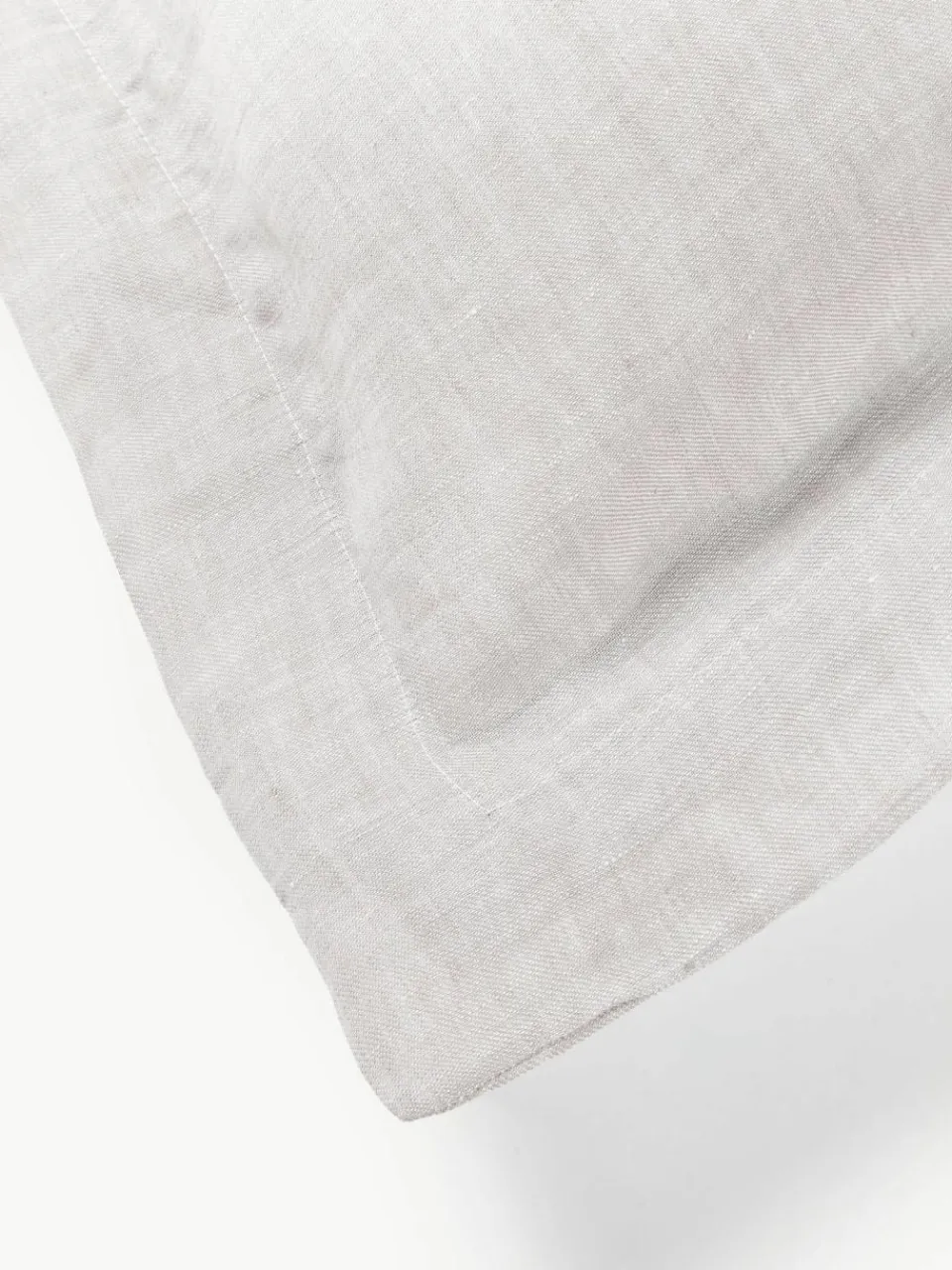 Westwing Collection Leinen-Kopfkissenbezug Linna mit Stehsaum