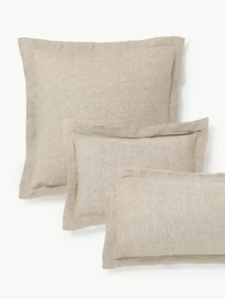 Westwing Collection Leinen-Kopfkissenbezug Linna mit Stehsaum