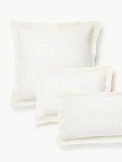 Westwing Collection Leinen-Kopfkissenbezug Linna mit Stehsaum