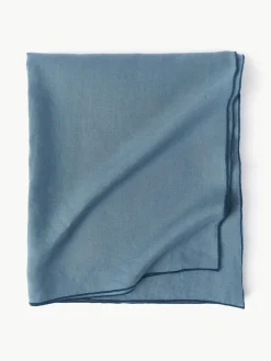 Westwing Collection Leinen-Tischdecke Kennedy mit Umkettelung