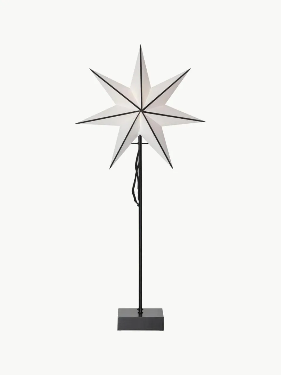 Star Trading Leuchtstern Astro aus Kiefernholz
