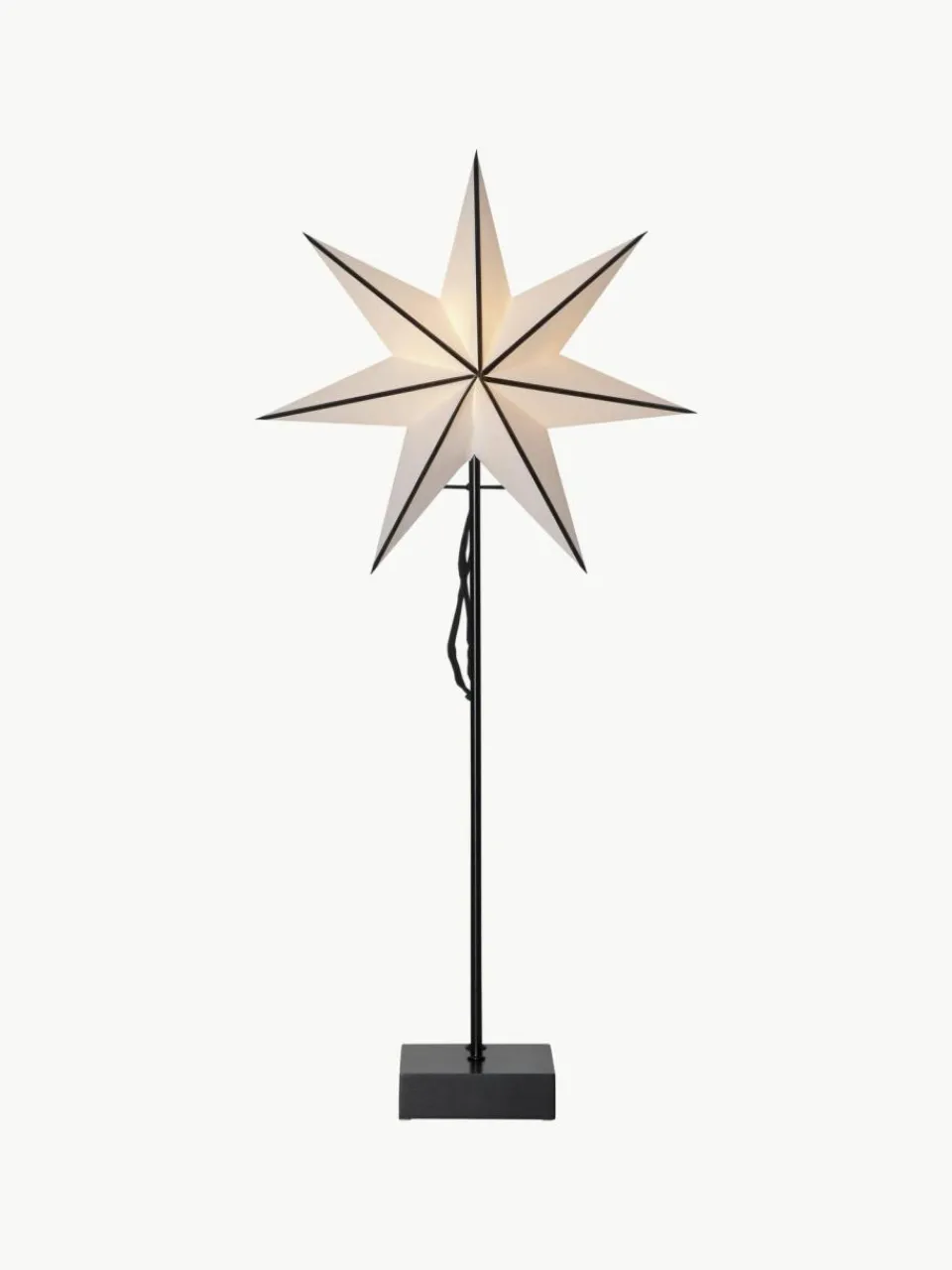 Star Trading Leuchtstern Astro aus Kiefernholz
