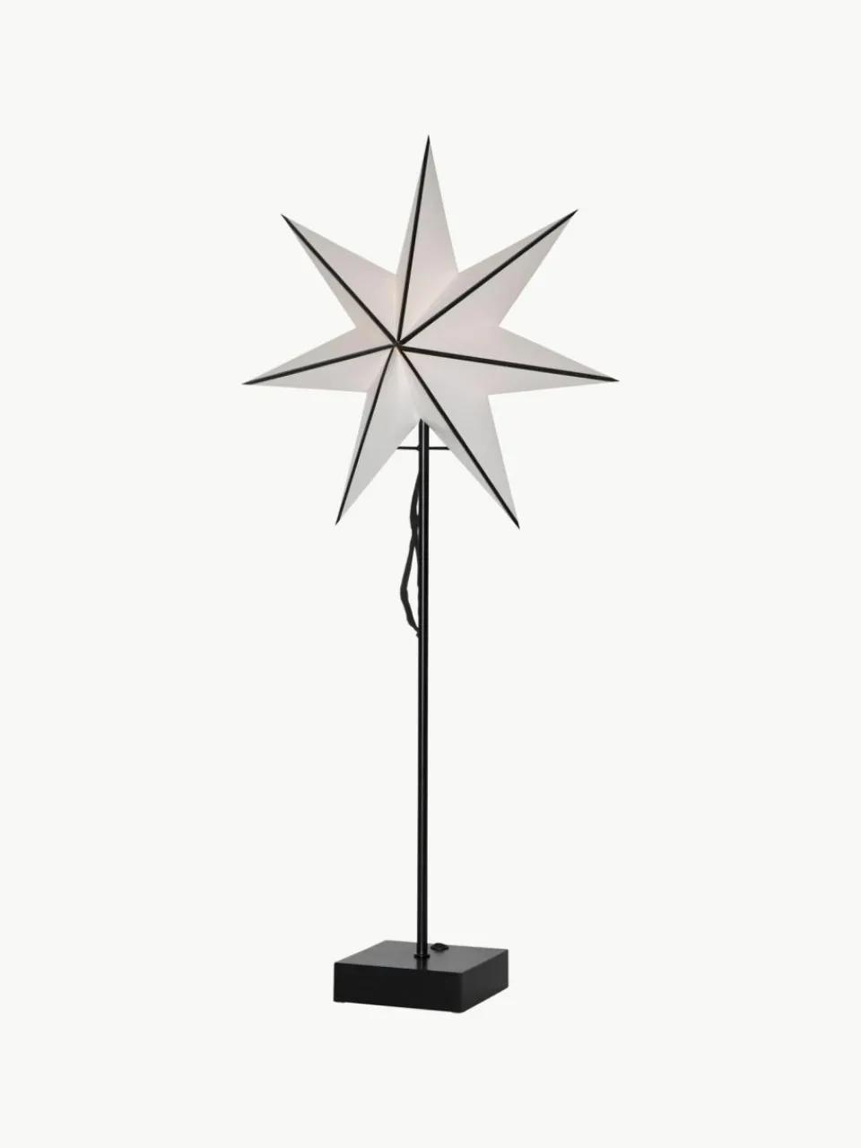 Star Trading Leuchtstern Astro aus Kiefernholz