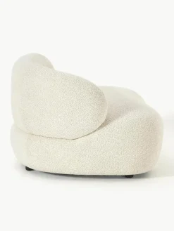 Westwing Collection Loungesessel Alba aus Teddy-Bouclé