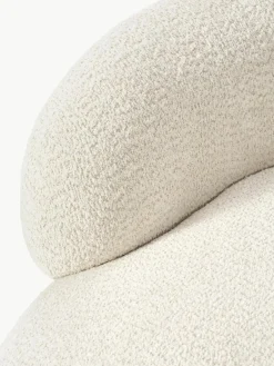 Westwing Collection Loungesessel Alba aus Teddy-Bouclé