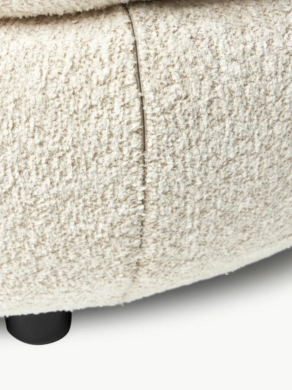 Westwing Collection Loungesessel Alba aus Teddy-Bouclé