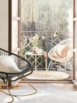 Westwing Collection Loungesessel Bahia aus Kunststoff-Geflecht
