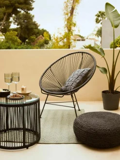Westwing Collection Loungesessel Bahia aus Kunststoff-Geflecht