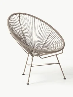 Westwing Collection Loungesessel Bahia aus Kunststoff-Geflecht